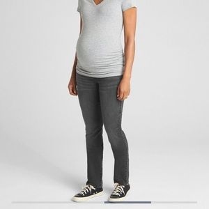 Gap full panel classic straight maternity jeans